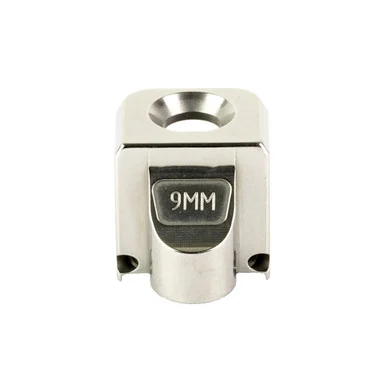Zaffiri Precision Blowhole Compensator, 9MM, Stainless Steel, 1/2x28 Thread