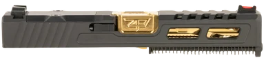 Zaffiri Precision ZPS.2 Complete Upper, Gold TiN Barrel, Fits Glock 19 Gen 3