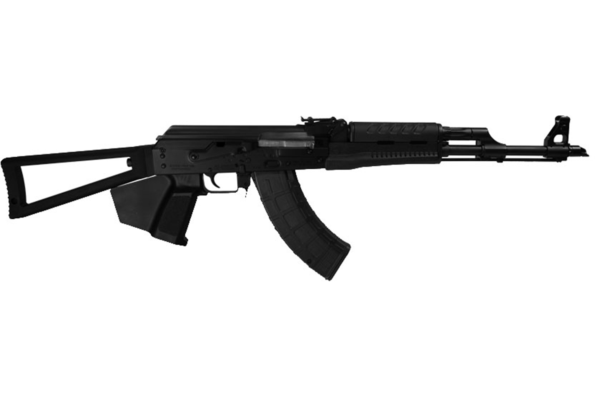 Zastava Zpapm70 16.3" 7.62X39 30rd Semi Auto Rifle Polymer Handguard Featureless Grip Triangle Stock Ca Magazine - ZR7762RTCA