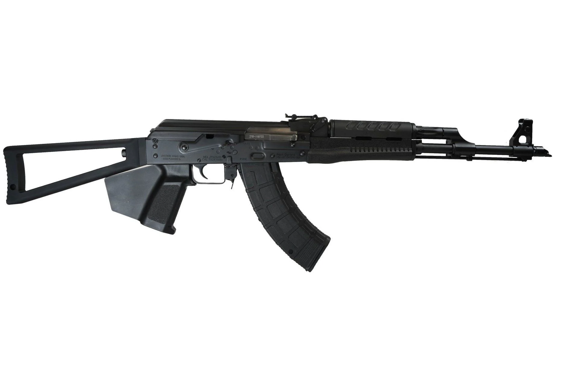 Zastava, model ZPAM70, barrel 16.3", action semi, 7.62 x 39mm Rifle - ZR7762RTCA